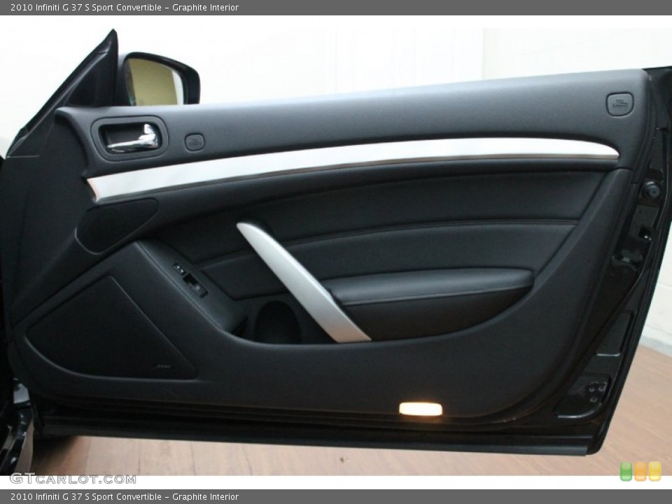 Graphite Interior Door Panel for the 2010 Infiniti G 37 S Sport Convertible #70900105