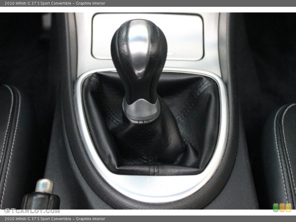 Graphite Interior Transmission for the 2010 Infiniti G 37 S Sport Convertible #70900189