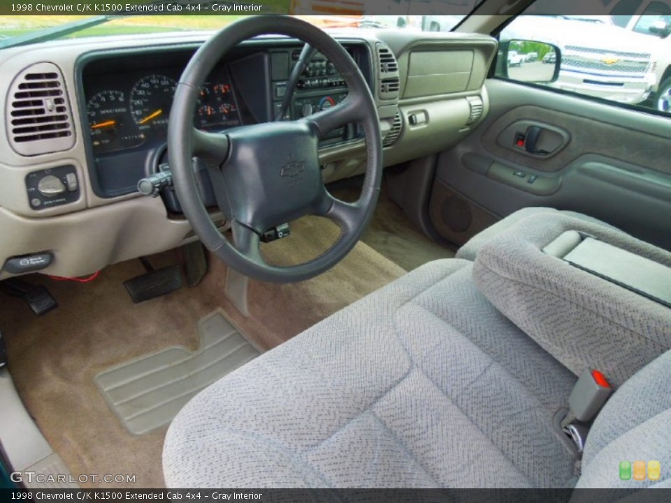 Gray Interior Prime Interior for the 1998 Chevrolet C/K K1500 Extended Cab 4x4 #70901581