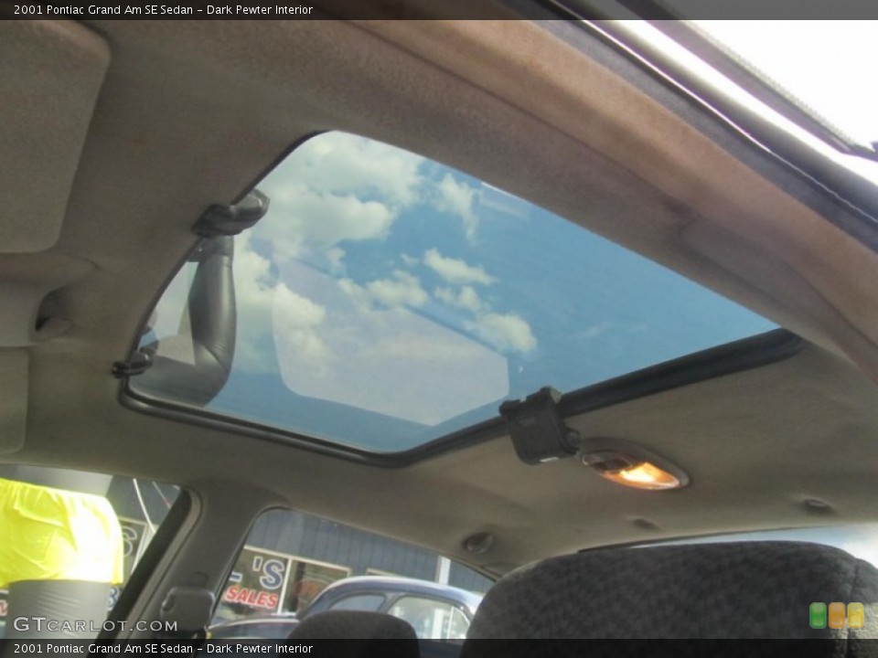 Dark Pewter Interior Sunroof for the 2001 Pontiac Grand Am SE Sedan #70901599
