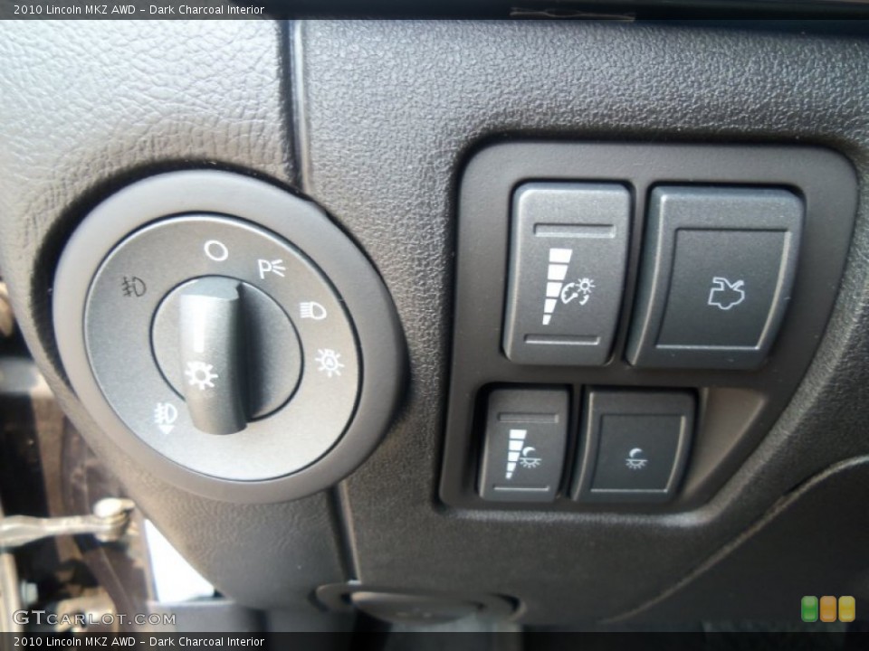 Dark Charcoal Interior Controls for the 2010 Lincoln MKZ AWD #70904077