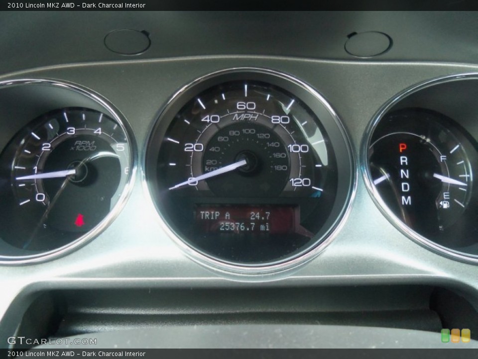 Dark Charcoal Interior Gauges for the 2010 Lincoln MKZ AWD #70904086