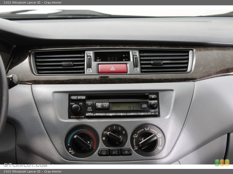 Gray Interior Controls for the 2003 Mitsubishi Lancer ES #70909582