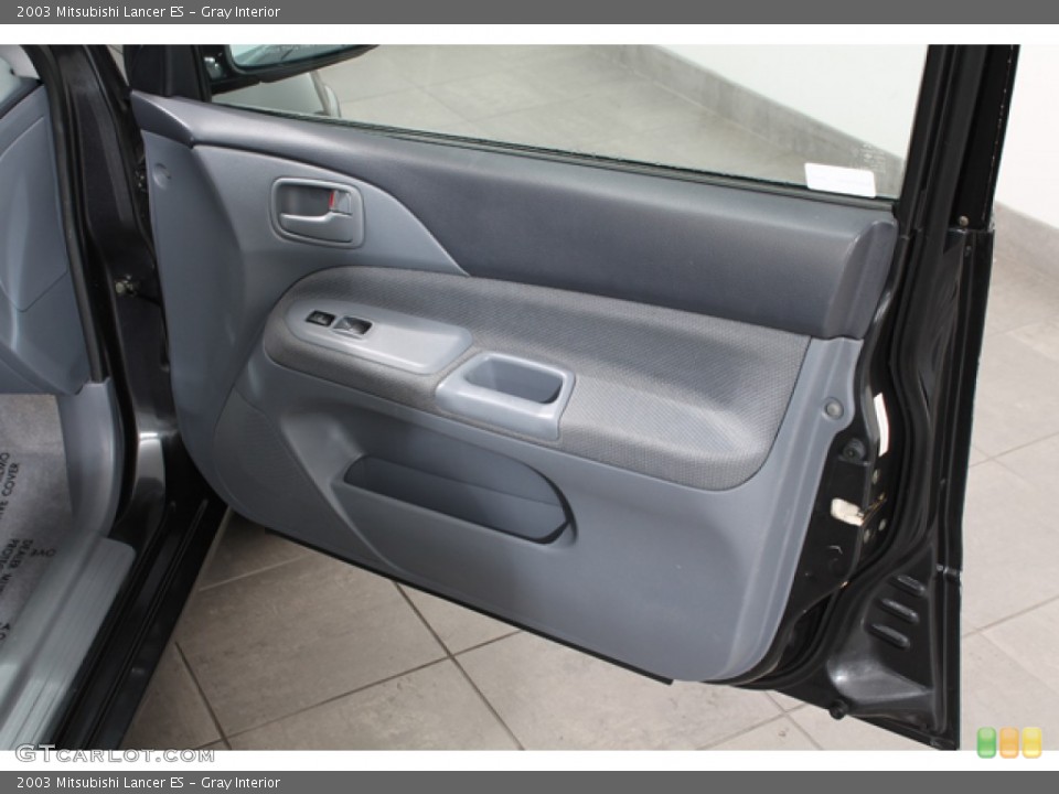 Gray Interior Door Panel for the 2003 Mitsubishi Lancer ES #70909612