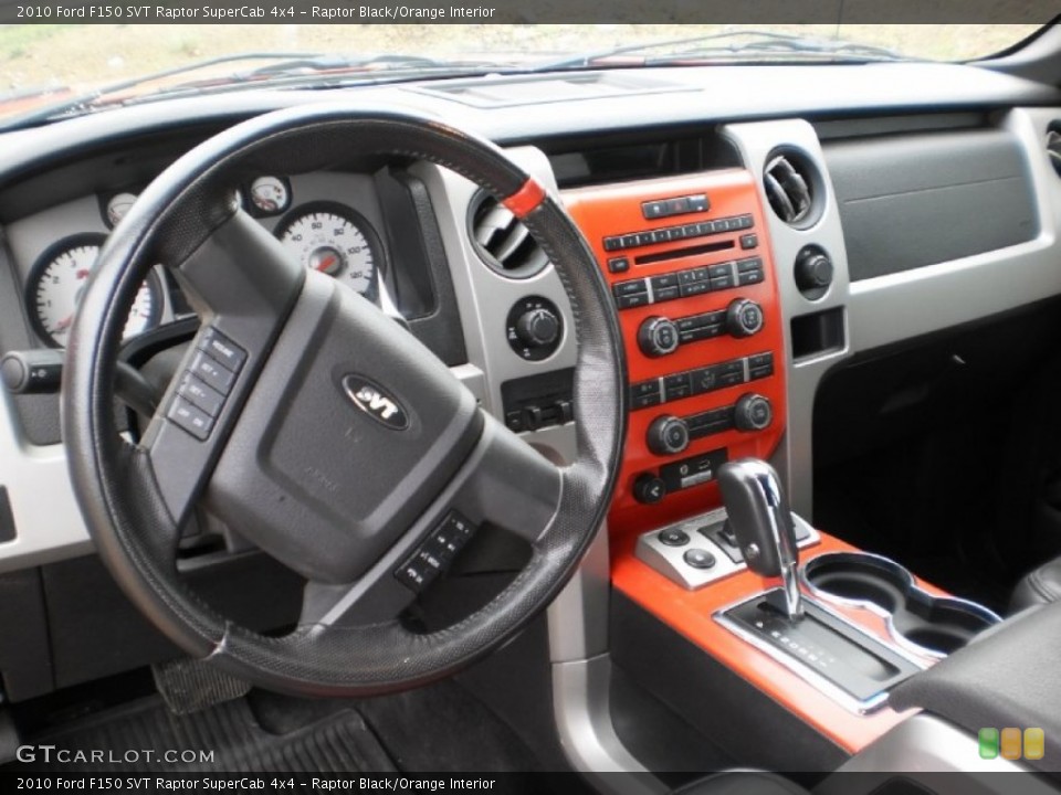 Raptor Black/Orange Interior Dashboard for the 2010 Ford F150 SVT Raptor SuperCab 4x4 #70910479