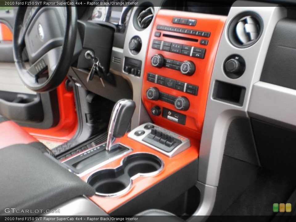 Raptor Black/Orange Interior Controls for the 2010 Ford F150 SVT Raptor SuperCab 4x4 #70910515