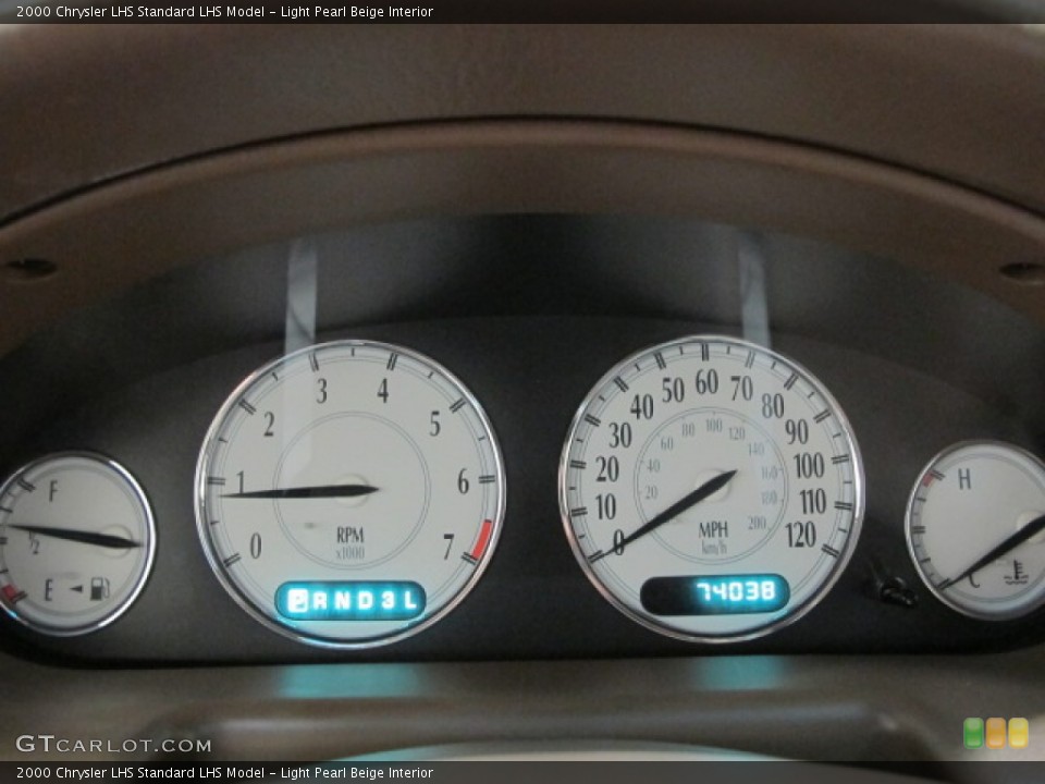 Light Pearl Beige Interior Gauges for the 2000 Chrysler LHS  #70911820