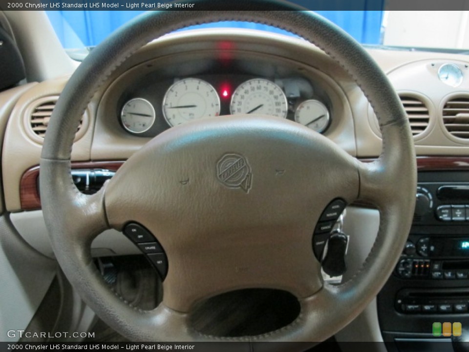 Light Pearl Beige Interior Steering Wheel for the 2000 Chrysler LHS  #70911868