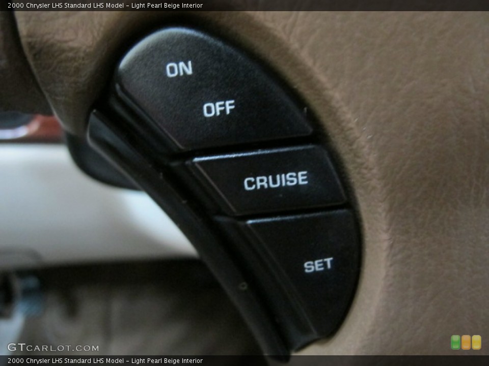 Light Pearl Beige Interior Controls for the 2000 Chrysler LHS  #70911886