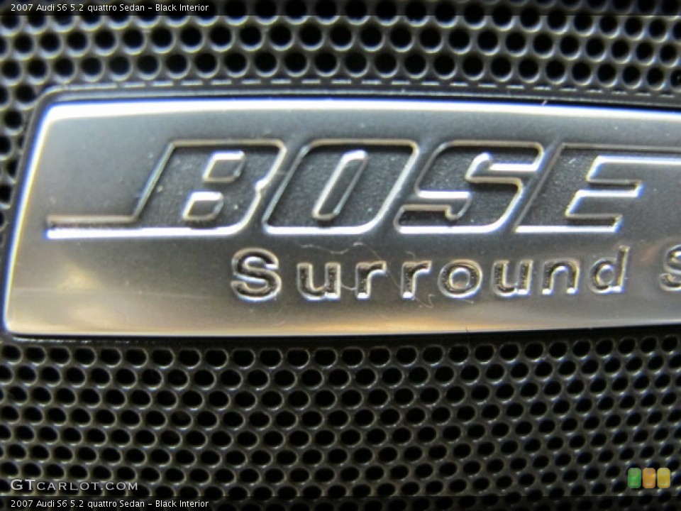 Black Interior Audio System for the 2007 Audi S6 5.2 quattro Sedan #70912318