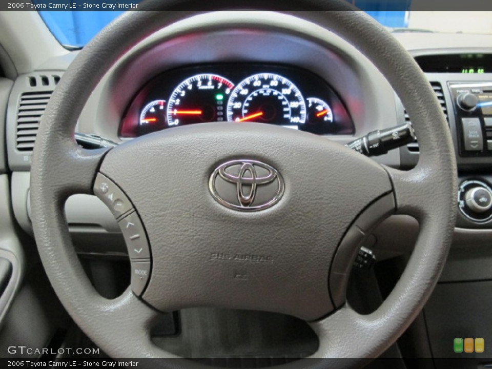 Stone Gray Interior Steering Wheel for the 2006 Toyota Camry LE #70913788