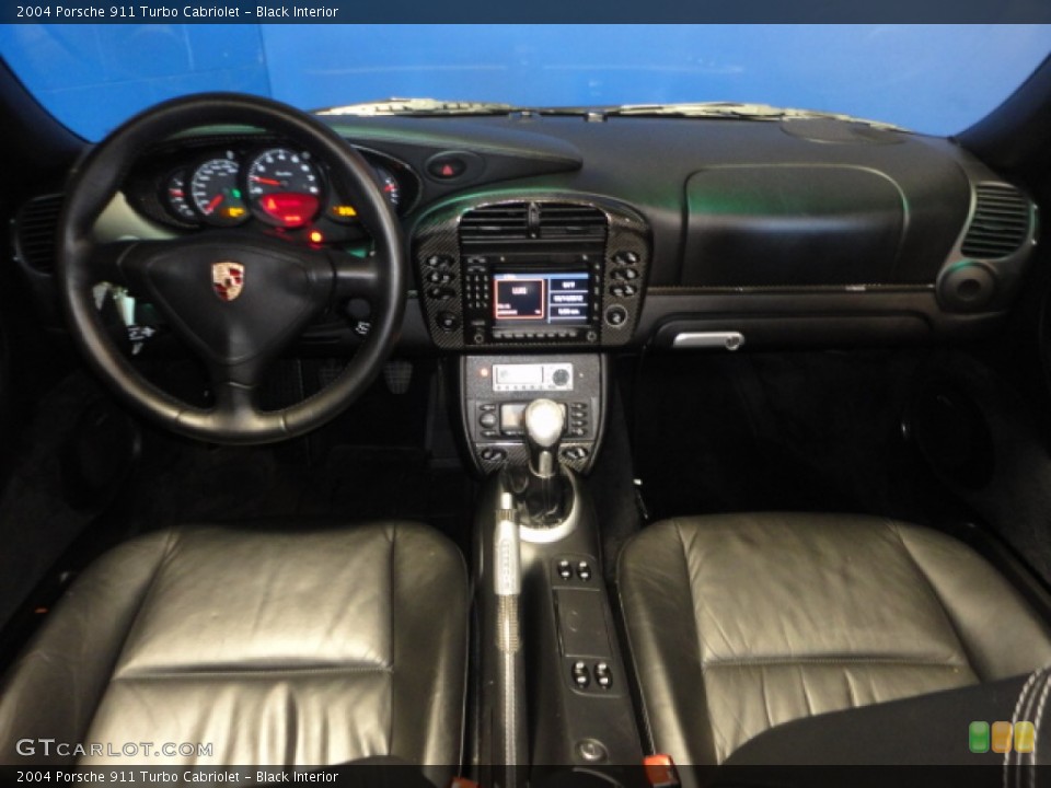 Black Interior Dashboard for the 2004 Porsche 911 Turbo Cabriolet #70914769