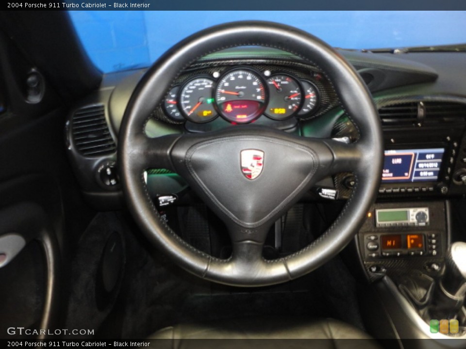 Black Interior Steering Wheel for the 2004 Porsche 911 Turbo Cabriolet #70914781