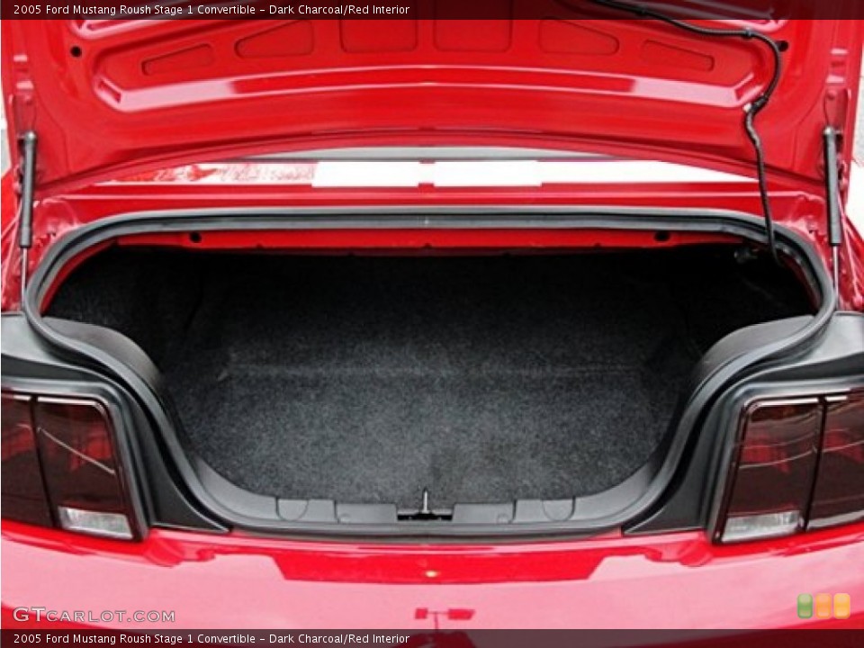 Dark Charcoal/Red Interior Trunk for the 2005 Ford Mustang Roush Stage 1 Convertible #70916539