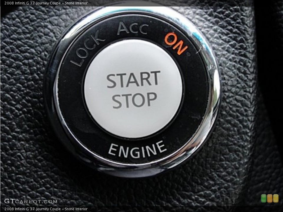 Stone Interior Controls for the 2008 Infiniti G 37 Journey Coupe #70917292
