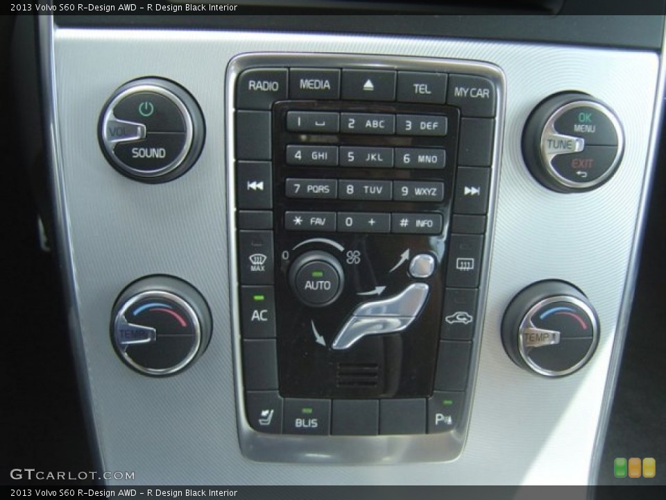 R Design Black Interior Controls for the 2013 Volvo S60 R-Design AWD #70919893