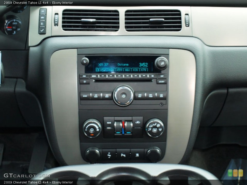Ebony Interior Controls for the 2009 Chevrolet Tahoe LS 4x4 #70920703