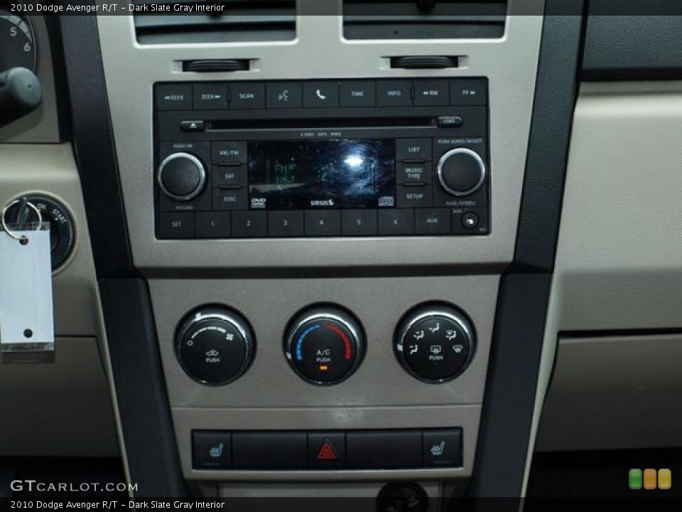 Dark Slate Gray Interior Controls for the 2010 Dodge Avenger R/T #70921123