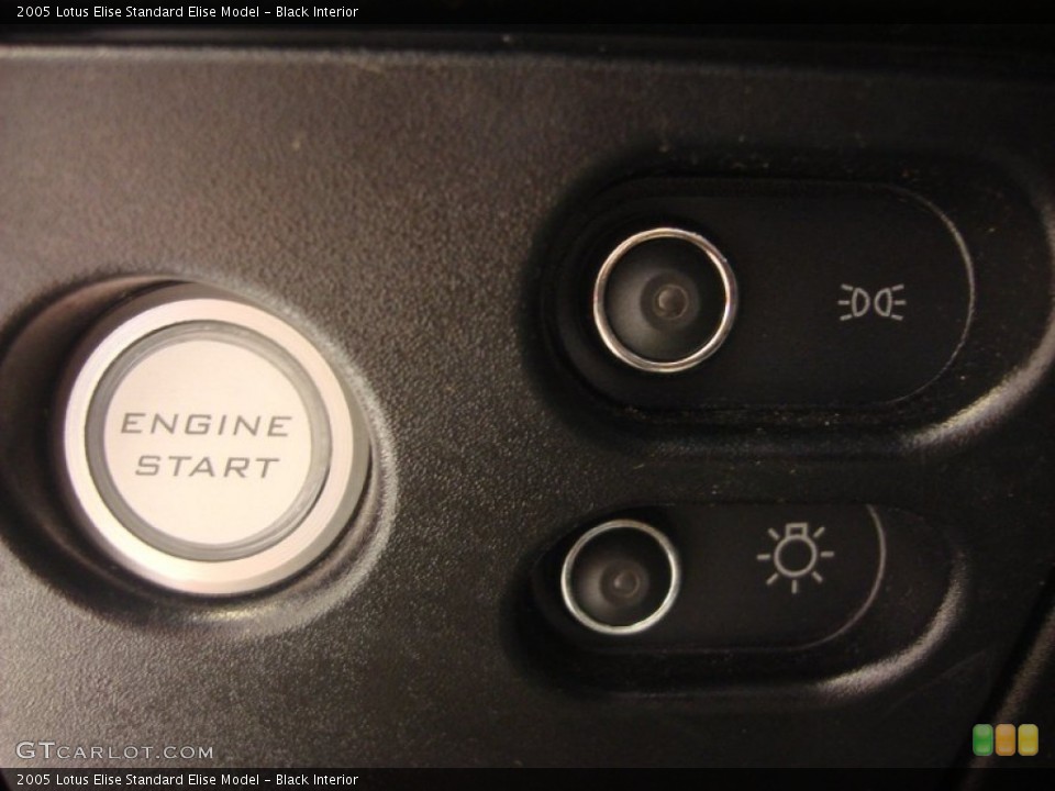 Black Interior Controls for the 2005 Lotus Elise  #70921792