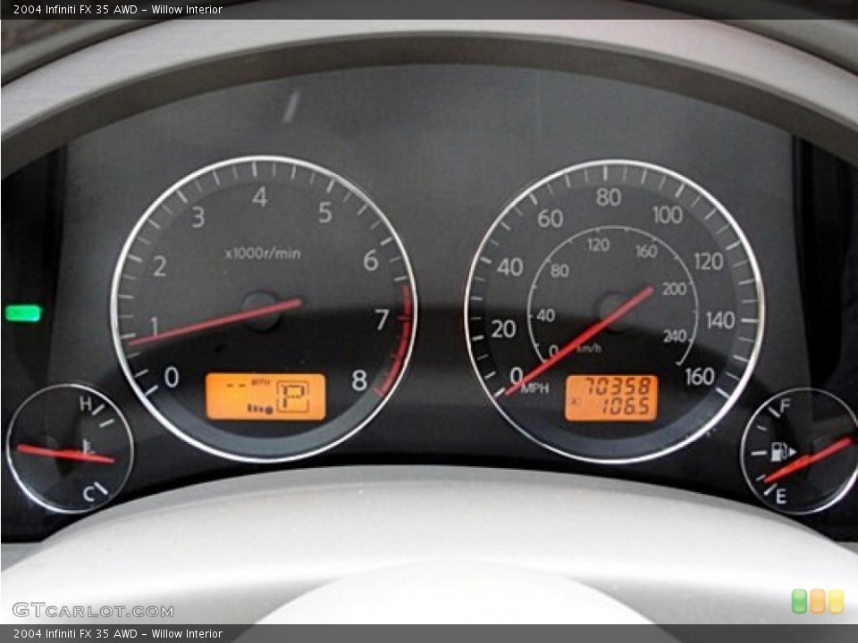 Willow Interior Gauges for the 2004 Infiniti FX 35 AWD #70922610