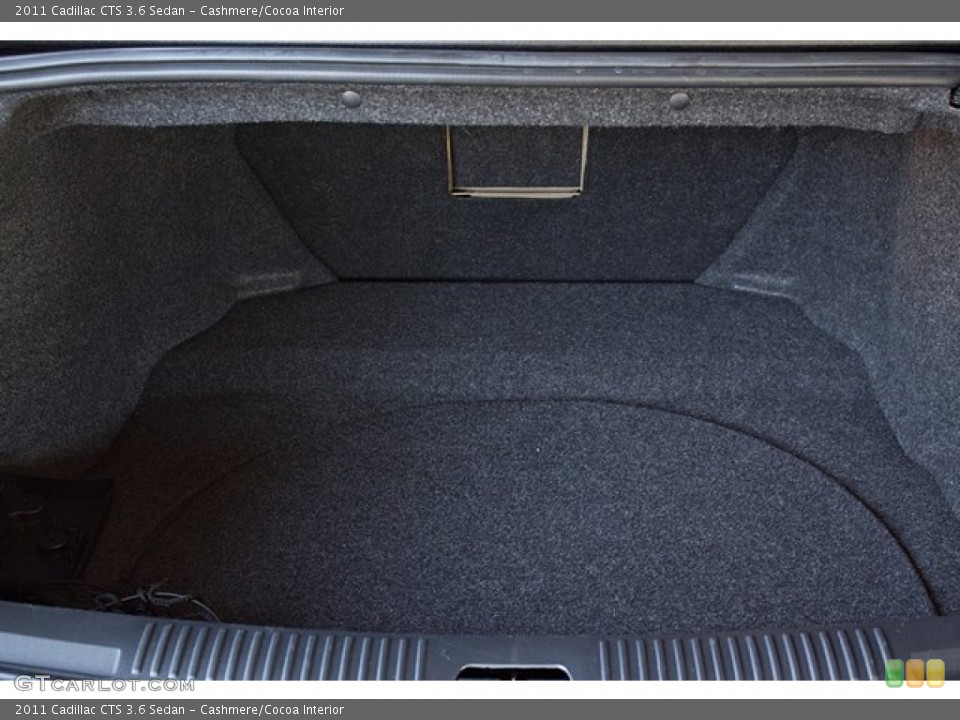 Cashmere/Cocoa Interior Trunk for the 2011 Cadillac CTS 3.6 Sedan #70924015