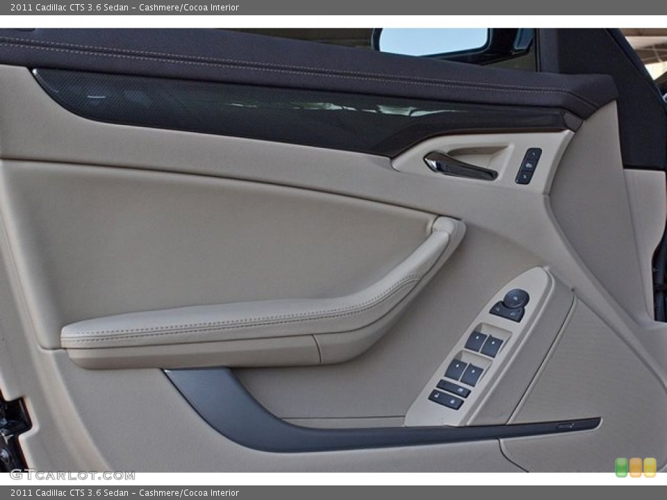 Cashmere/Cocoa Interior Door Panel for the 2011 Cadillac CTS 3.6 Sedan #70924039