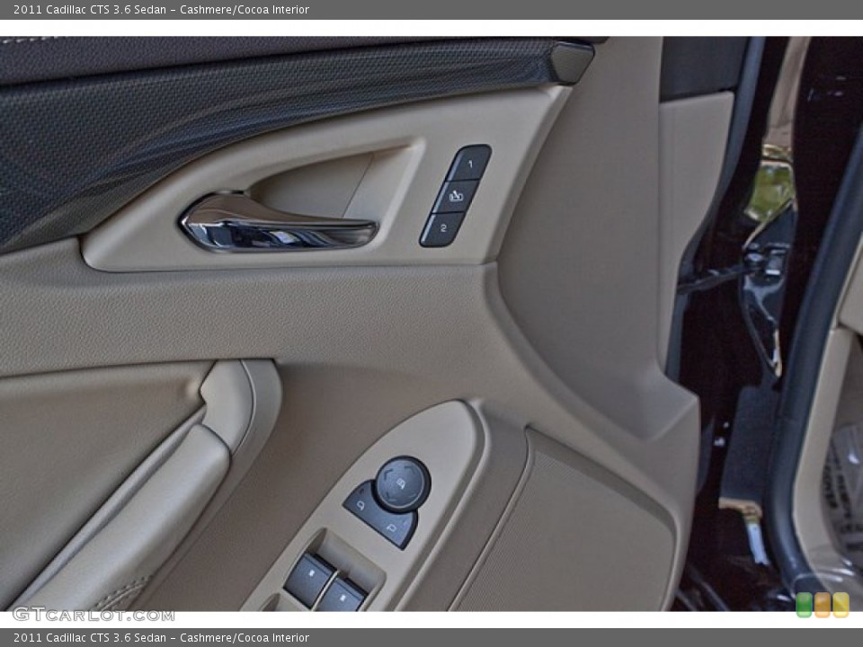 Cashmere/Cocoa Interior Controls for the 2011 Cadillac CTS 3.6 Sedan #70924045