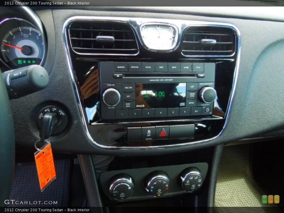 Black Interior Controls for the 2012 Chrysler 200 Touring Sedan #70925068