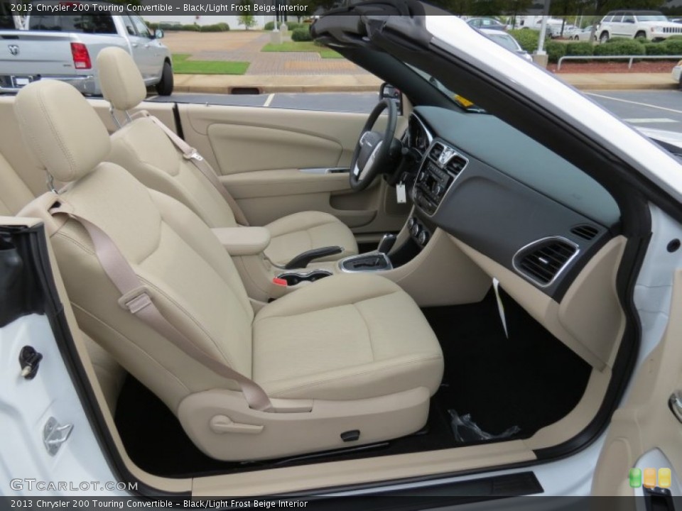 Black/Light Frost Beige Interior Photo for the 2013 Chrysler 200 Touring Convertible #70926181