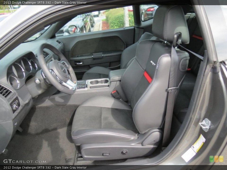Dark Slate Gray Interior Front Seat for the 2012 Dodge Challenger SRT8 392 #70926486