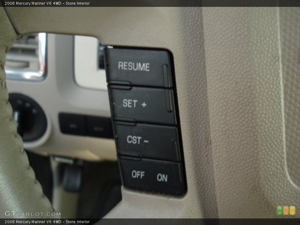 Stone Interior Controls for the 2008 Mercury Mariner V6 4WD #70930106