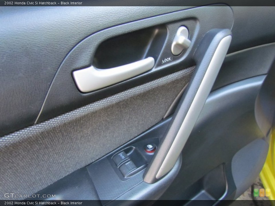 Black Interior Controls for the 2002 Honda Civic Si Hatchback #70931995