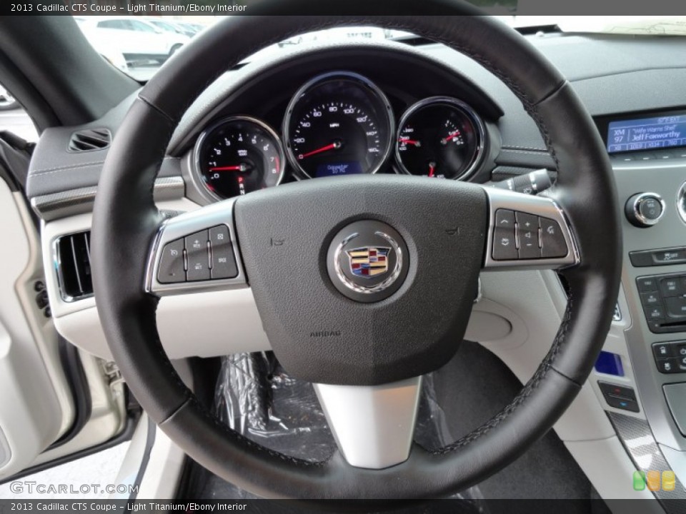 Light Titanium/Ebony Interior Steering Wheel for the 2013 Cadillac CTS Coupe #70932445
