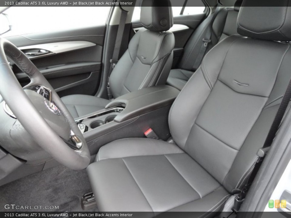 Jet Black/Jet Black Accents Interior Front Seat for the 2013 Cadillac ATS 3.6L Luxury AWD #70932601