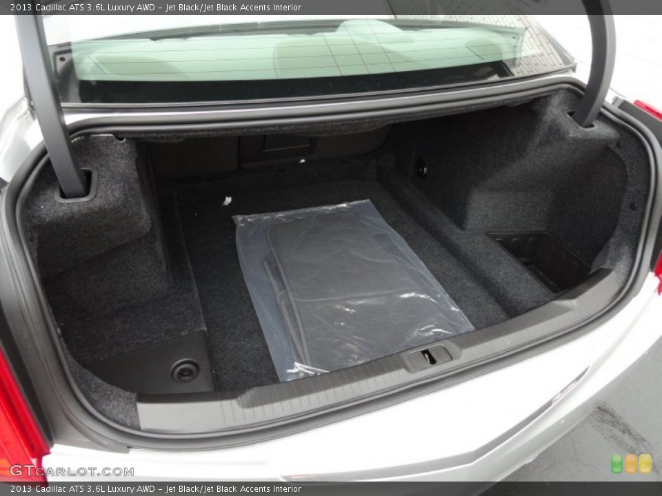 Jet Black/Jet Black Accents Interior Trunk for the 2013 Cadillac ATS 3.6L Luxury AWD #70932619