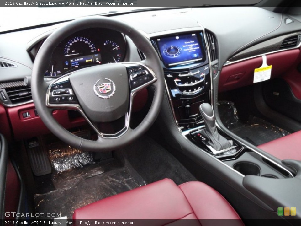 Morello Red/Jet Black Accents Interior Photo for the 2013 Cadillac ATS 2.5L Luxury #70932760