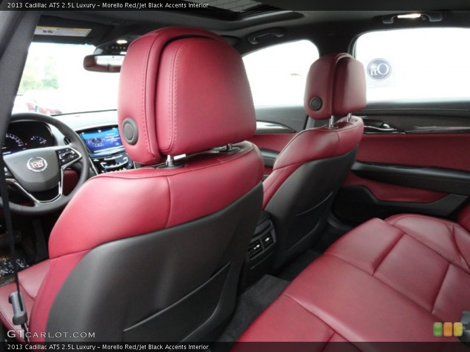 Morello Red/Jet Black Accents Interior Photo for the 2013 Cadillac ATS 2.5L Luxury #70932769