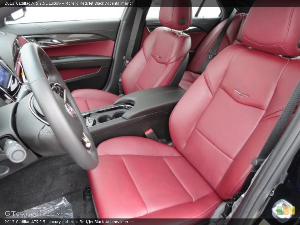Morello Red/Jet Black Accents Interior Front Seat for the 2013 Cadillac ATS 2.5L Luxury #70932790