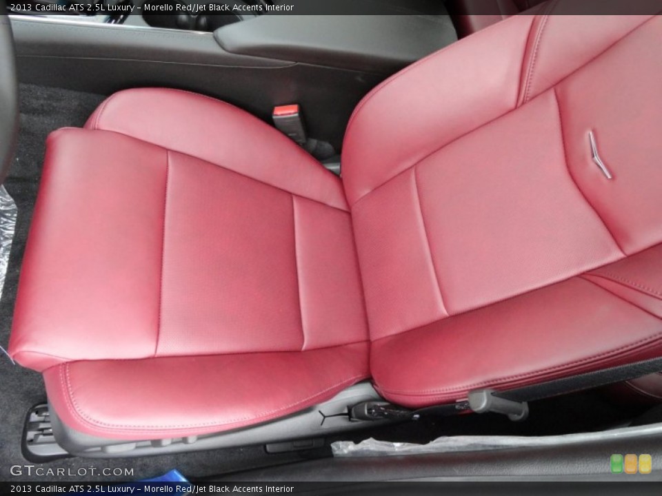 Morello Red/Jet Black Accents Interior Front Seat for the 2013 Cadillac ATS 2.5L Luxury #70932799