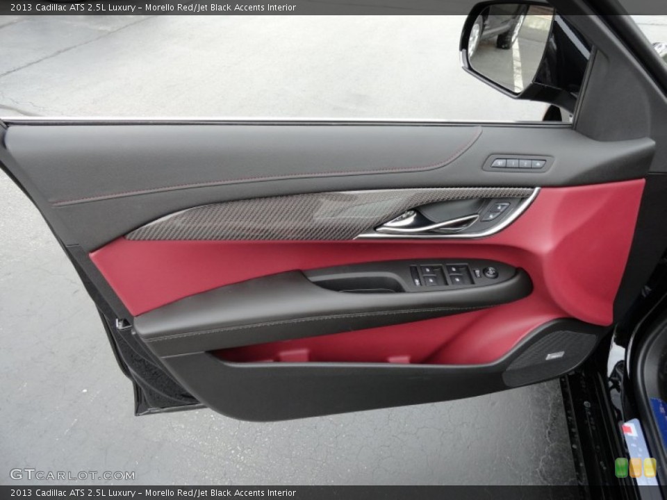Morello Red/Jet Black Accents Interior Door Panel for the 2013 Cadillac ATS 2.5L Luxury #70932808