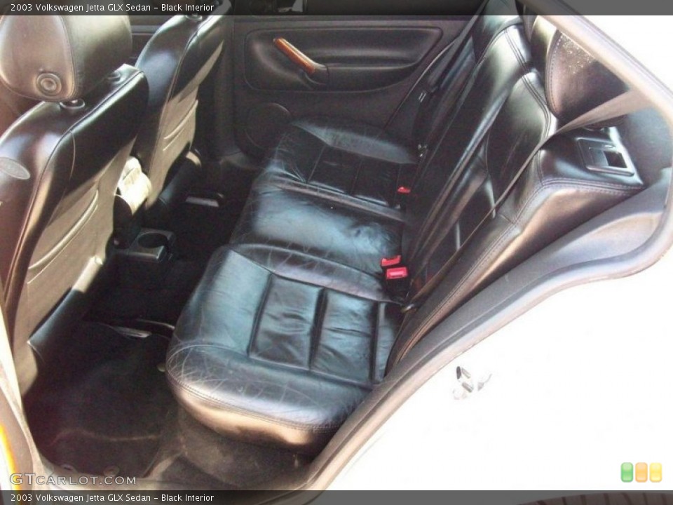 Black Interior Rear Seat for the 2003 Volkswagen Jetta GLX Sedan #70933513