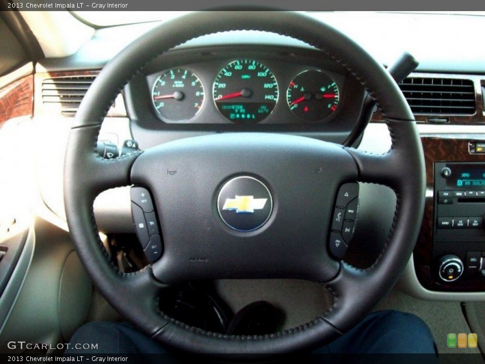 Gray Interior Steering Wheel for the 2013 Chevrolet Impala LT #70934068
