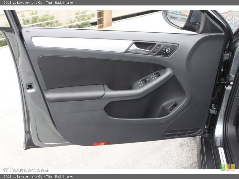 Titan Black Interior Door Panel for the 2013 Volkswagen Jetta GLI #70934188