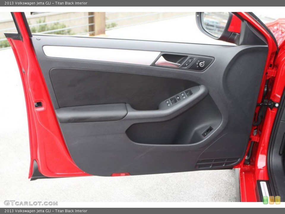 Titan Black Interior Door Panel for the 2013 Volkswagen Jetta GLI #70934425