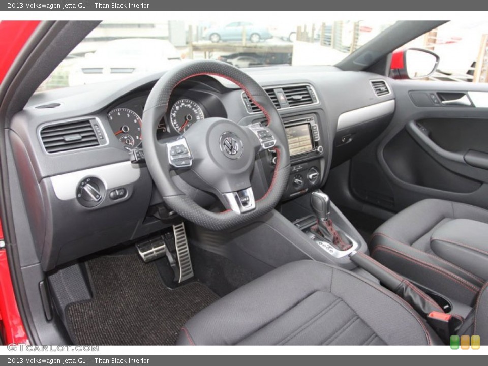 Titan Black Interior Dashboard for the 2013 Volkswagen Jetta GLI #70934434
