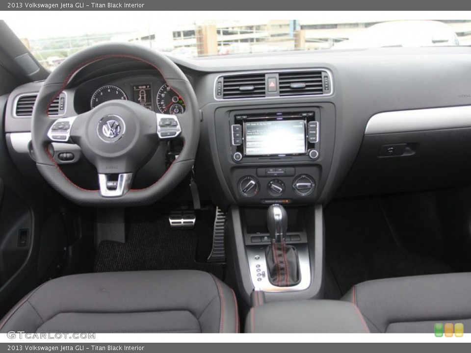 Titan Black Interior Dashboard for the 2013 Volkswagen Jetta GLI #70934470