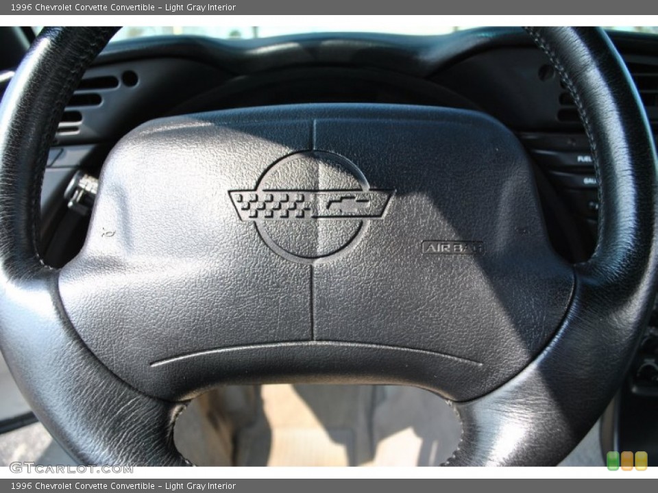 Light Gray Interior Steering Wheel for the 1996 Chevrolet Corvette Convertible #70935298