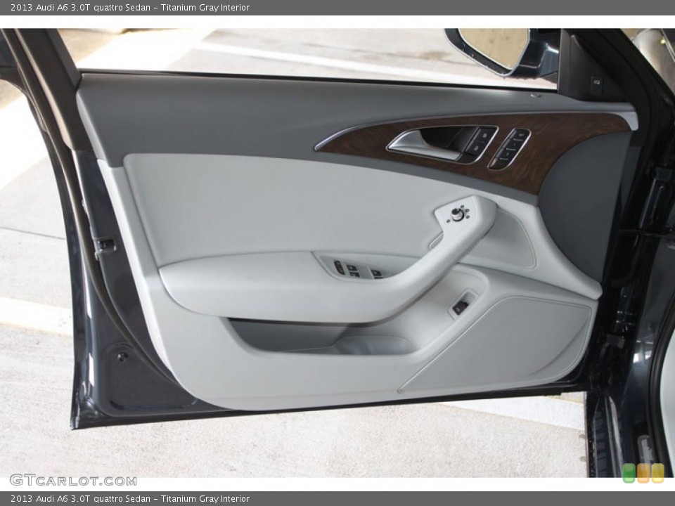 Titanium Gray Interior Door Panel for the 2013 Audi A6 3.0T quattro Sedan #70935619