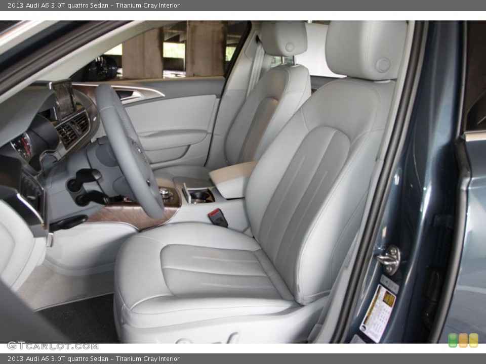 Titanium Gray Interior Front Seat for the 2013 Audi A6 3.0T quattro Sedan #70935637
