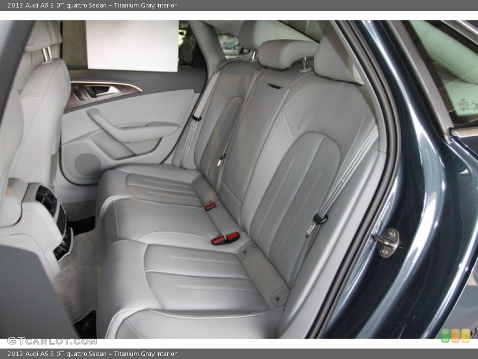 Titanium Gray Interior Rear Seat for the 2013 Audi A6 3.0T quattro Sedan #70935652